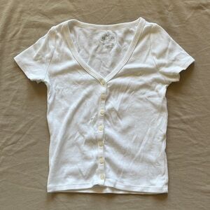Hollister button up tee